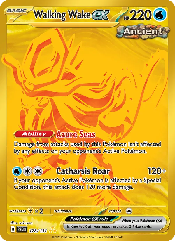 178 Walking Wake ex – Prismatic Evolutions