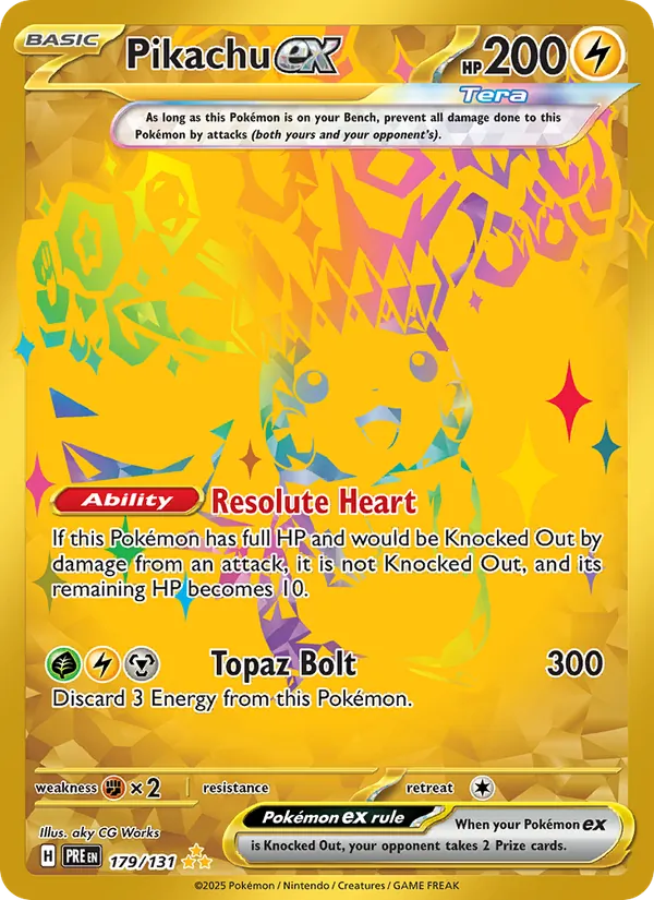 179 Pikachu ex – Prismatic Evolutions
