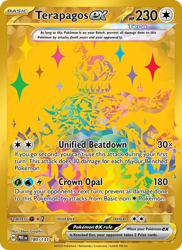 180 Terapagos ex – Prismatic Evolutions