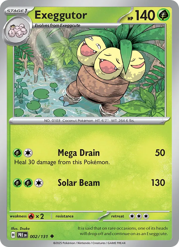 002 Exeggutor – Prismatic Evolutions