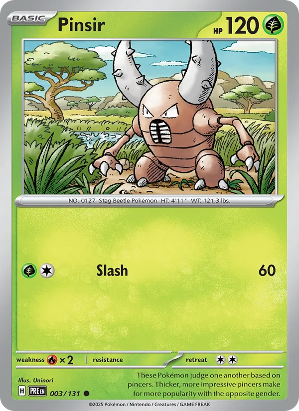 003 Pinsir – Prismatic Evolutions