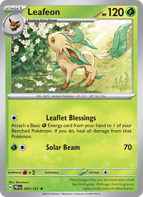 005 Leafeon – Prismatic Evolutions