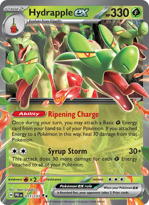 011 Hydrapple ex – Prismatic Evolutions