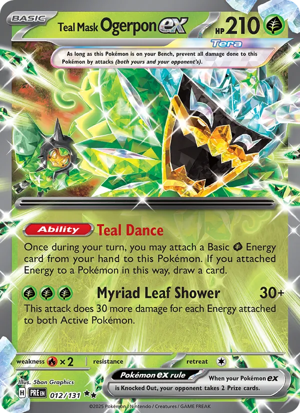 012 Teal Mask Ogerpon ex – Prismatic Evolutions