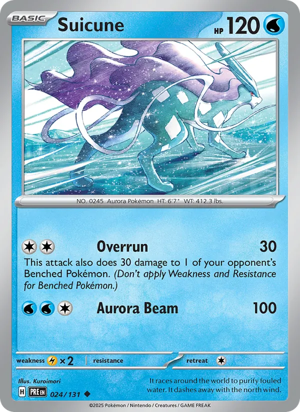 024 Suicune – Prismatic Evolutions