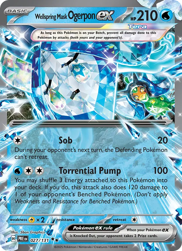 027 Wellspring Mask Ogerpon ex – Prismatic Evolutions