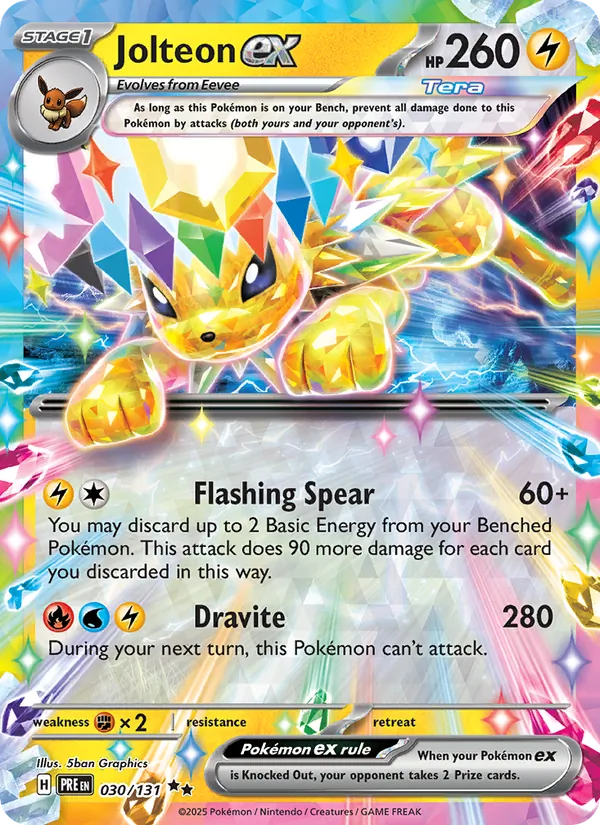 030 Jolteon ex – Prismatic Evolutions