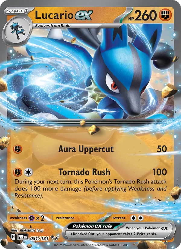 051 Lucario ex – Prismatic Evolutions