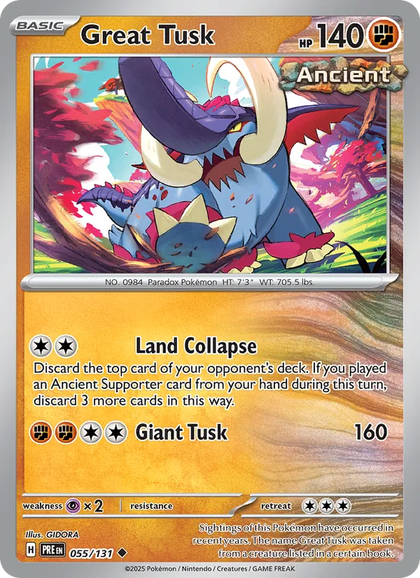 055 Great Tusk – Prismatic Evolutions