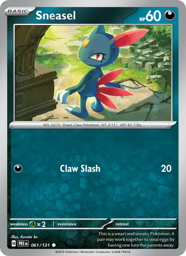 061 Sneasel – Prismatic Evolutions
