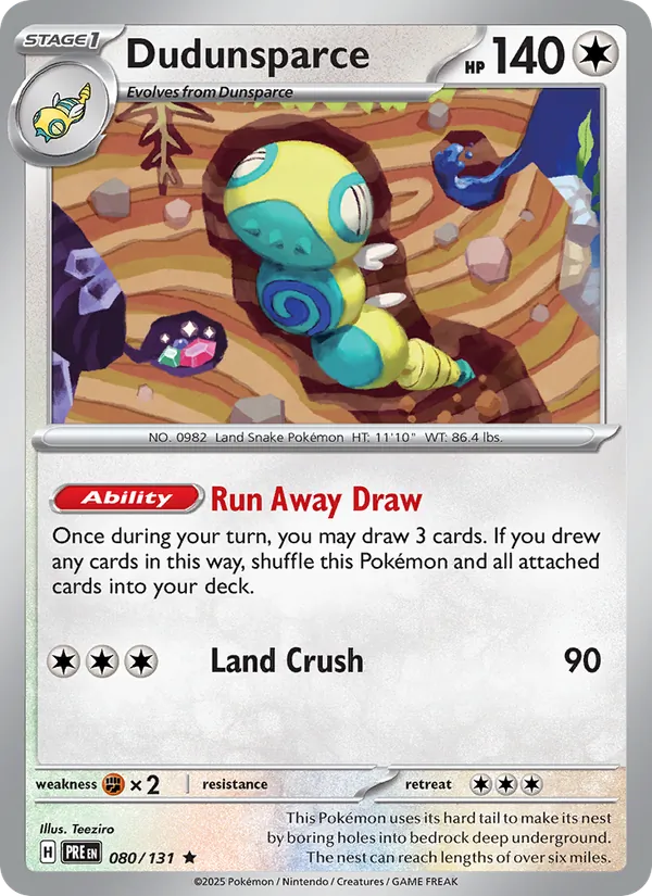 080 Dudunsparce – Prismatic Evolutions