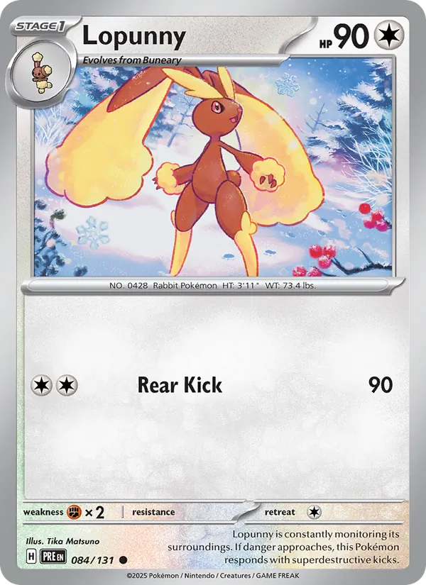 084 Lopunny – Prismatic Evolutions