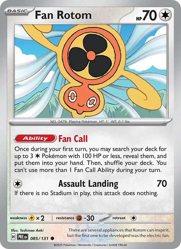085 Fan Rotom – Prismatic Evolutions