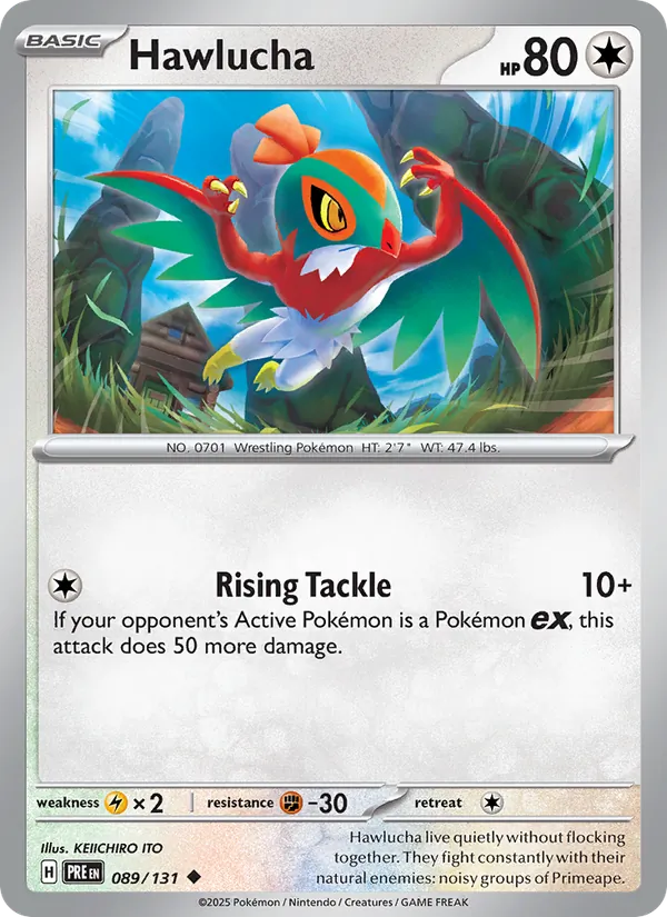 089 Hawlucha – Prismatic Evolutions