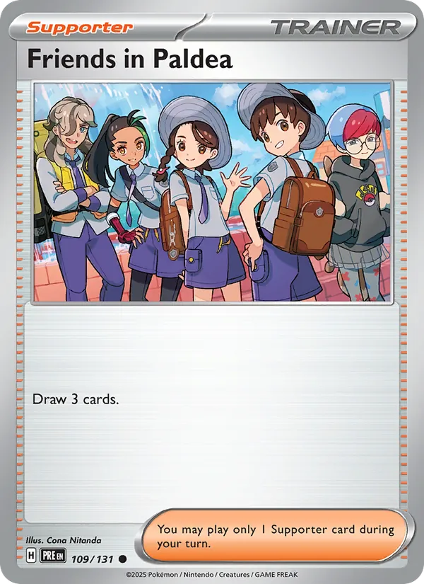 109 Friends in Paldea – Prismatic Evolutions