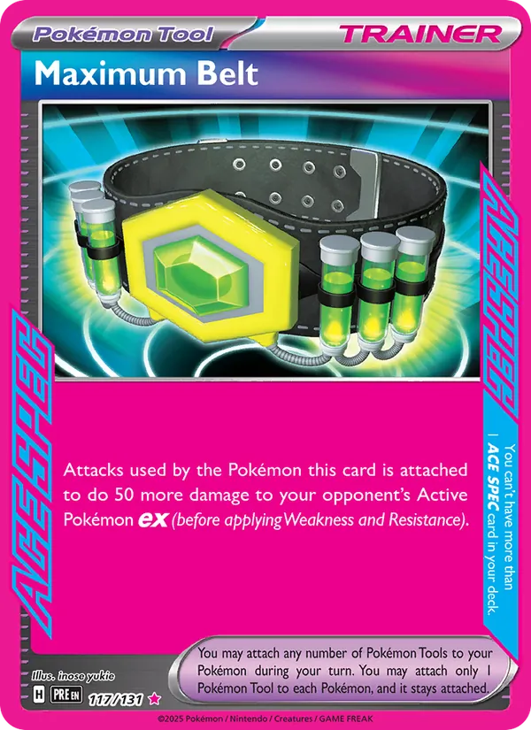 117 Maximum Belt – Prismatic Evolutions