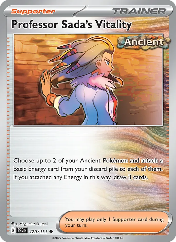 120 Professor Sada's Vitality – Prismatic Evolutions