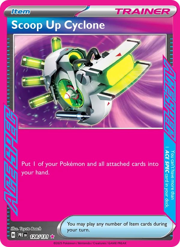 128 Scoop Up Cyclone – Prismatic Evolutions