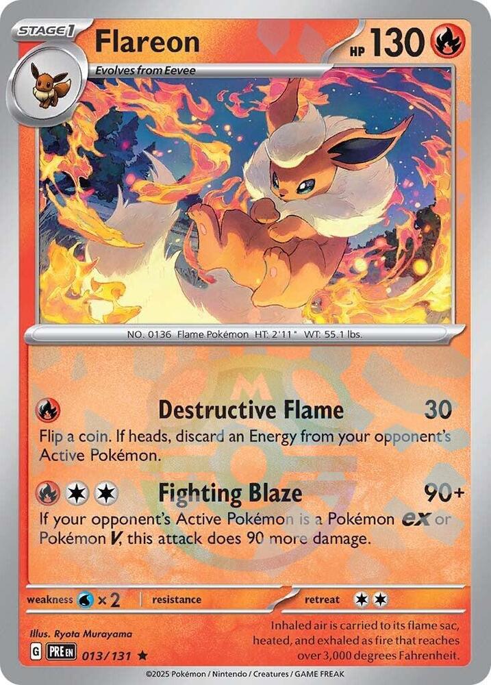 013-MB Flareon – Prismatic Evolutions