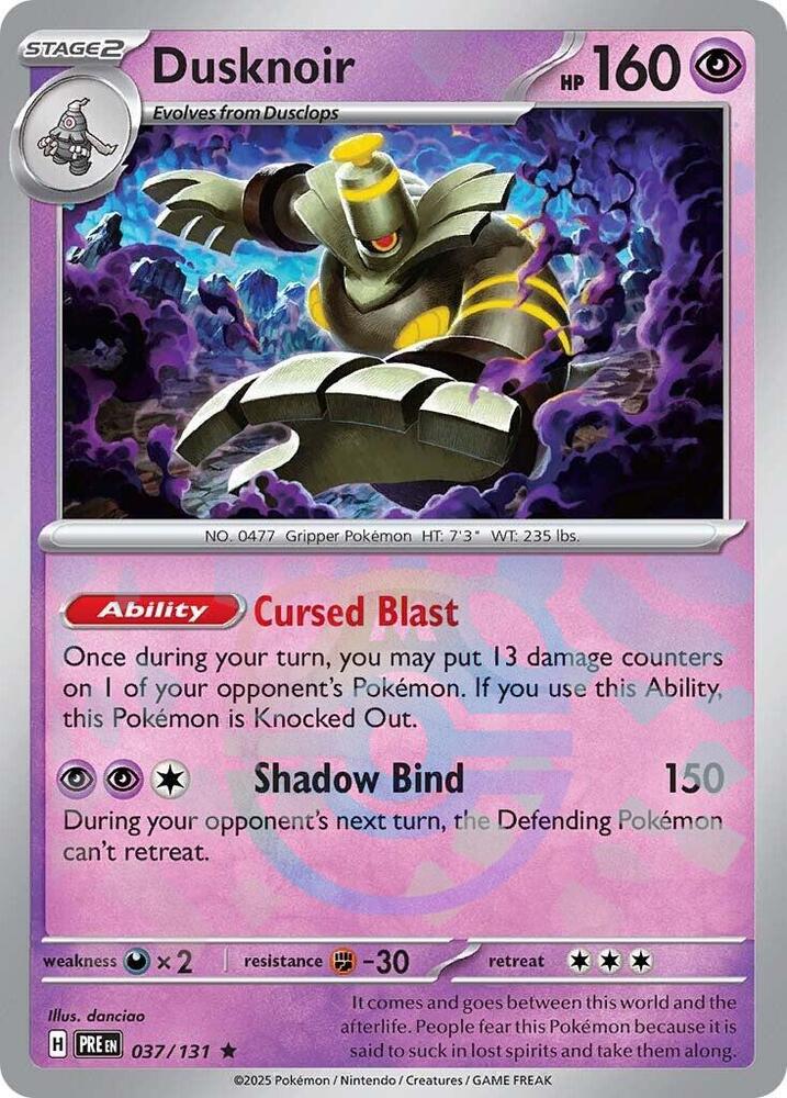 037-MB Dusknoir – Prismatic Evolutions