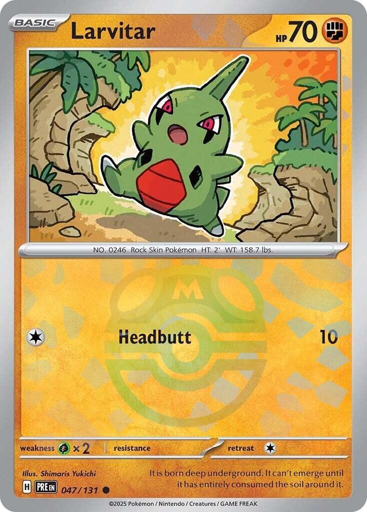 047-MB Larvitar – Prismatic Evolutions