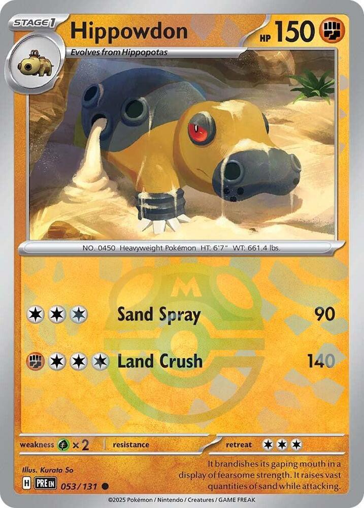 053-MB Hippowdon – Prismatic Evolutions