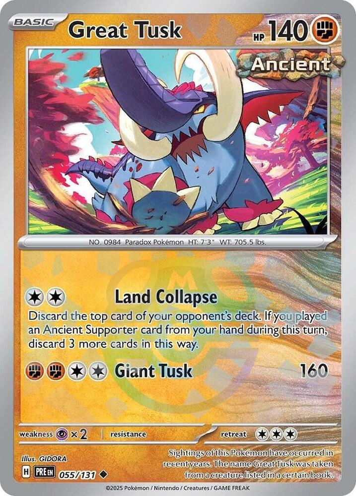 055-MB Great Tusk – Prismatic Evolutions