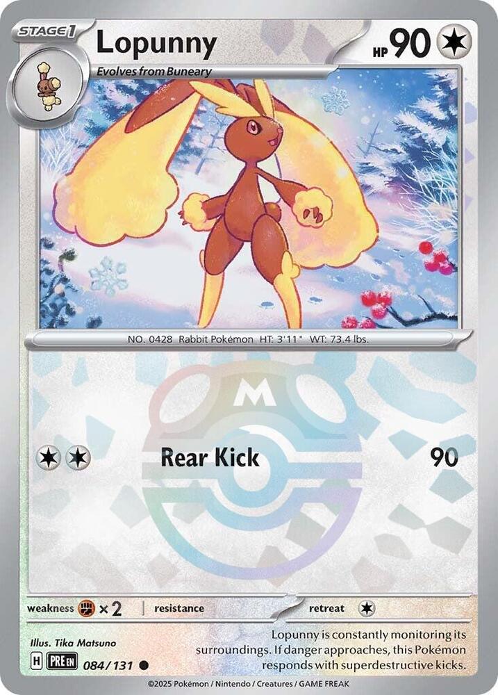 084-MB Lopunny – Prismatic Evolutions