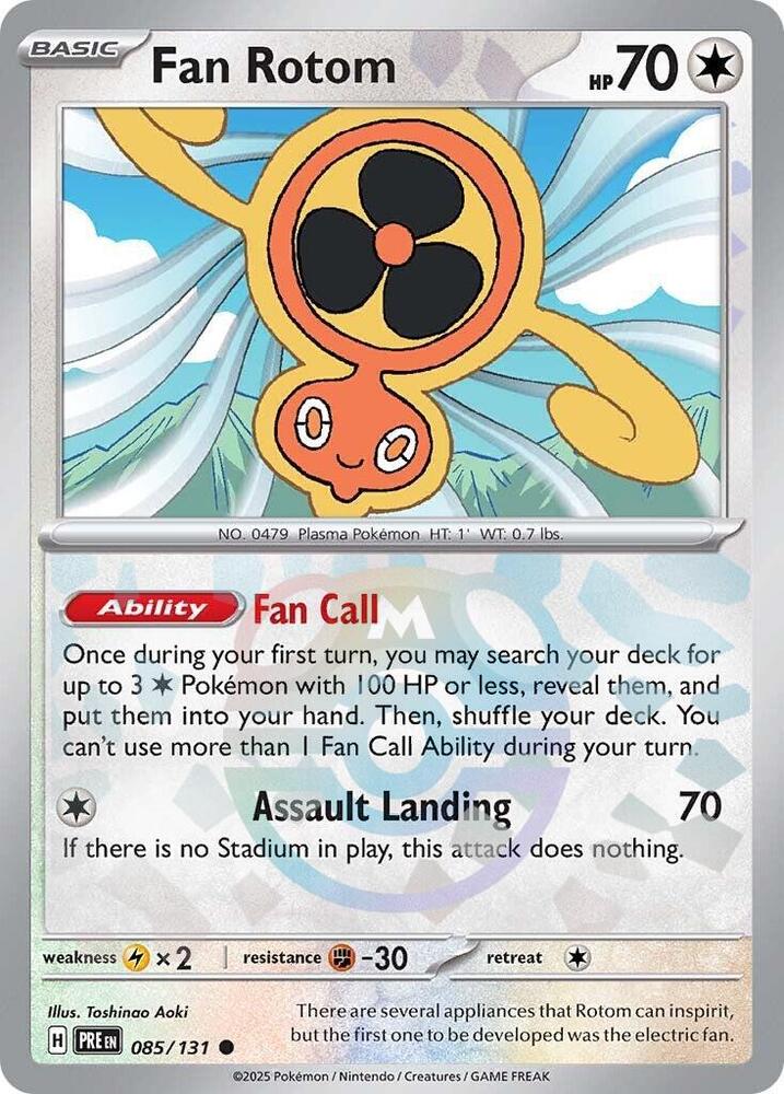 085-MB Fan Rotom – Prismatic Evolutions