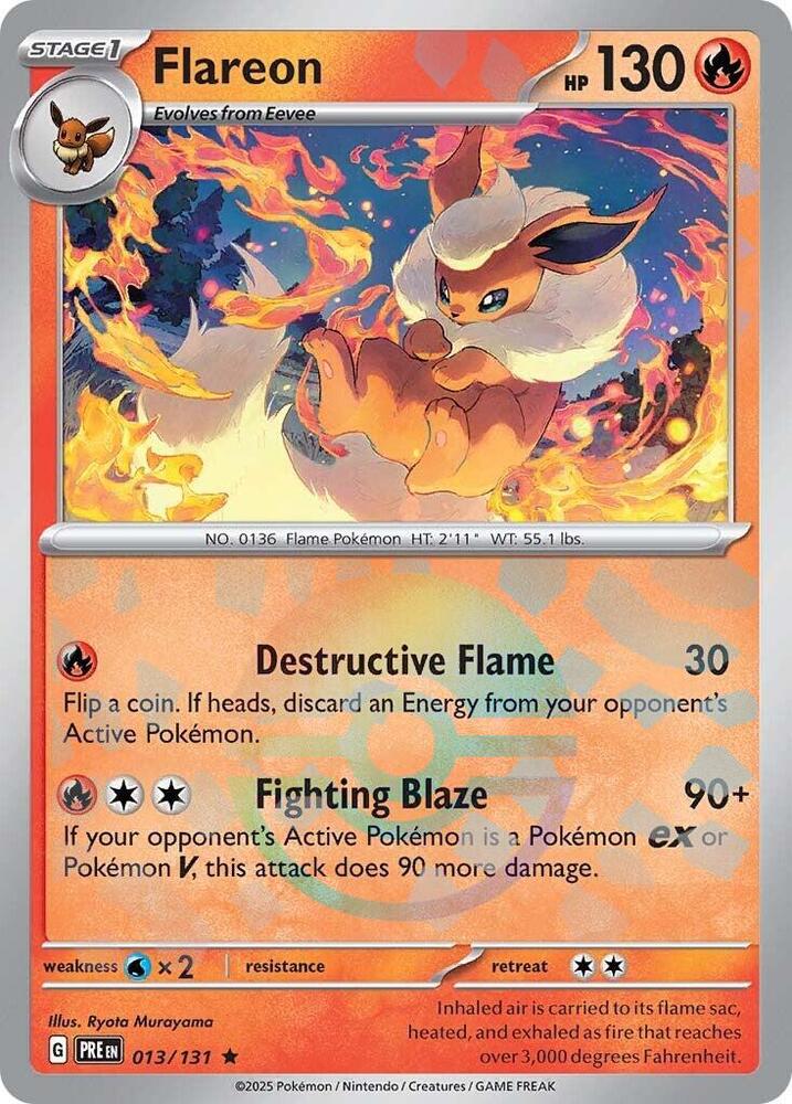 013-PB Flareon – Prismatic Evolutions