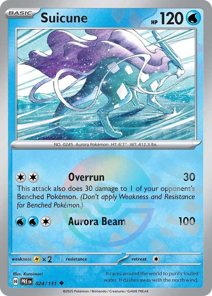 024-PB Suicune – Prismatic Evolutions