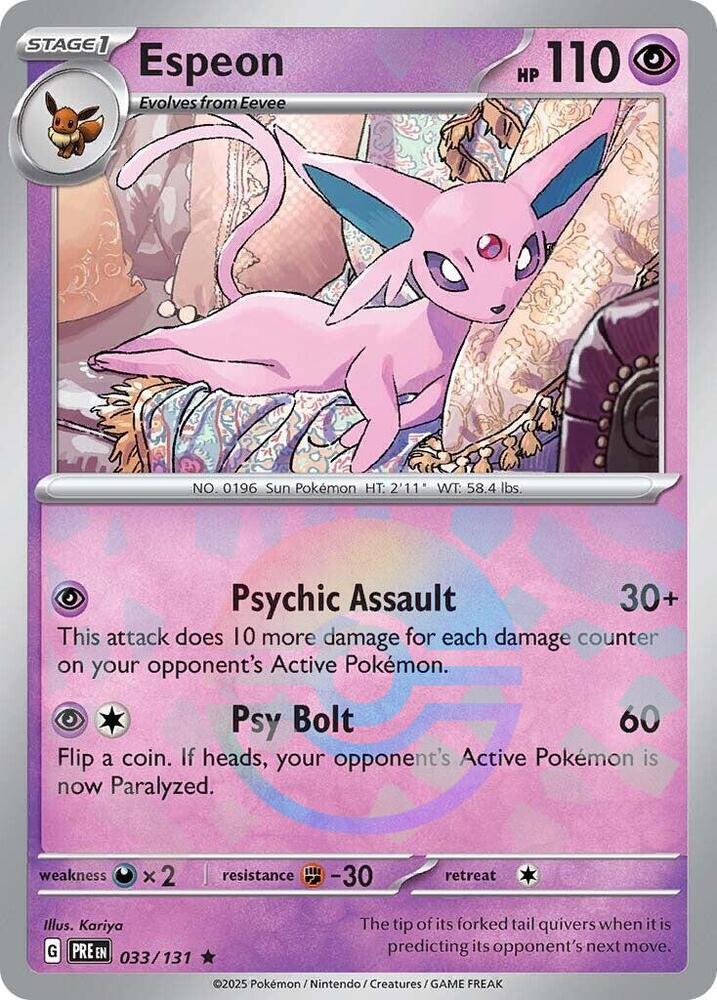 033-PB Espeon – Prismatic Evolutions