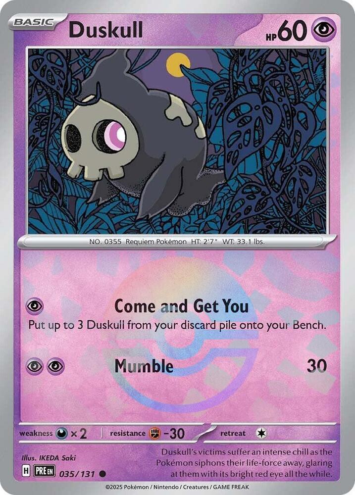 035-PB Duskull – Prismatic Evolutions