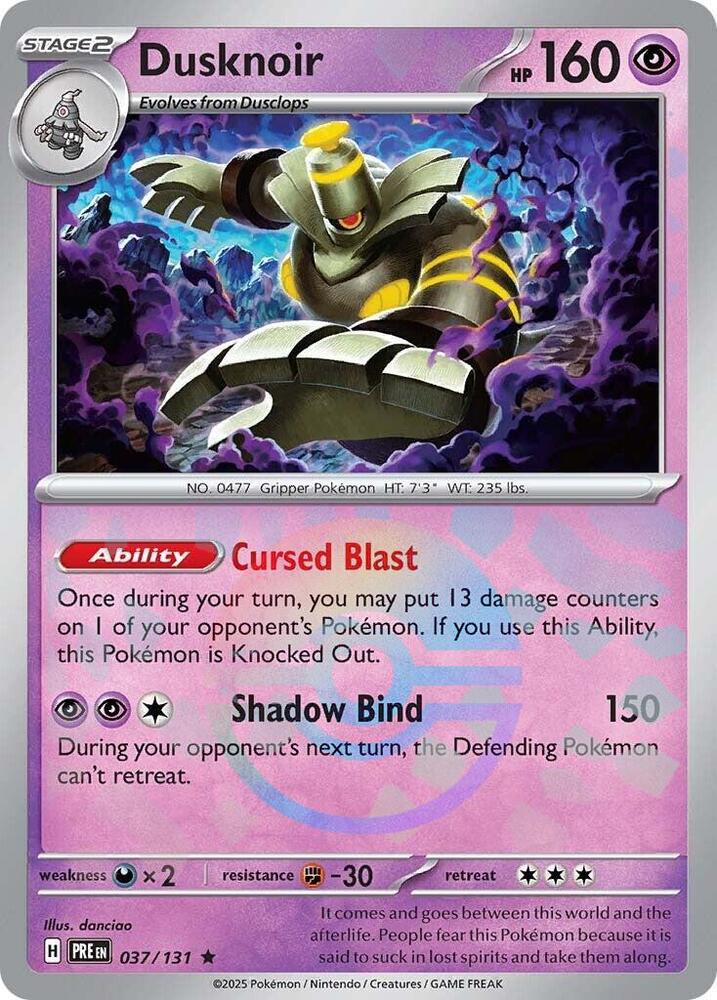 037-PB Dusknoir – Prismatic Evolutions