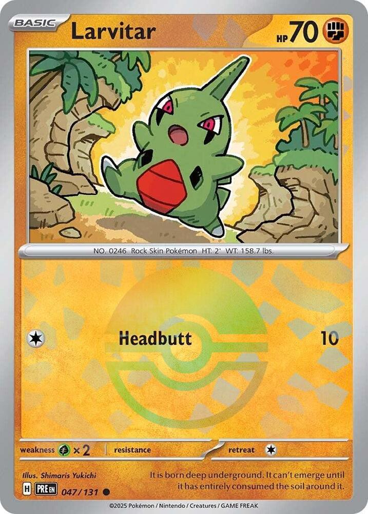 047-PB Larvitar – Prismatic Evolutions