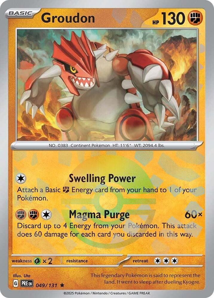 049-PB Groudon – Prismatic Evolutions
