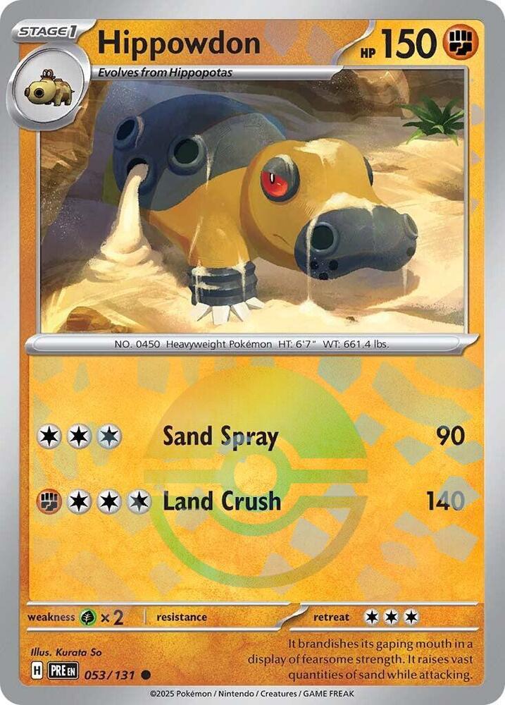 053-PB Hippowdon – Prismatic Evolutions