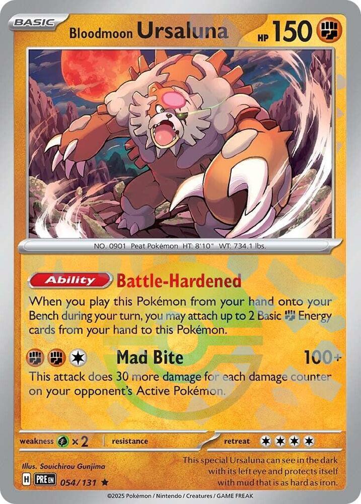 054-PB Bloodmoon Ursaluna – Prismatic Evolutions