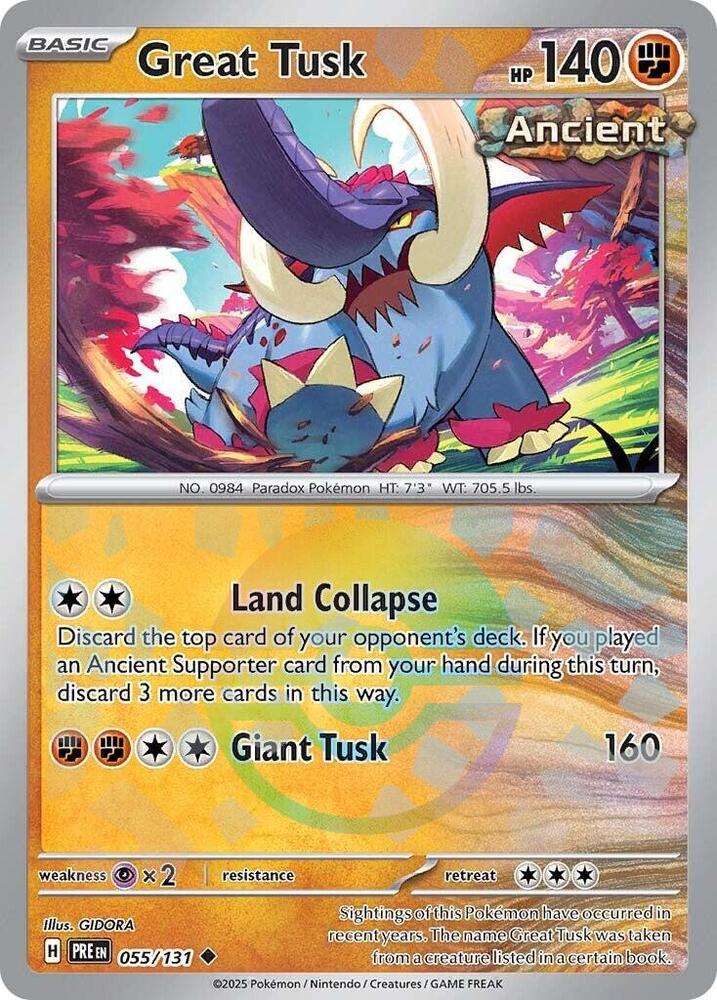 055-PB Great Tusk – Prismatic Evolutions