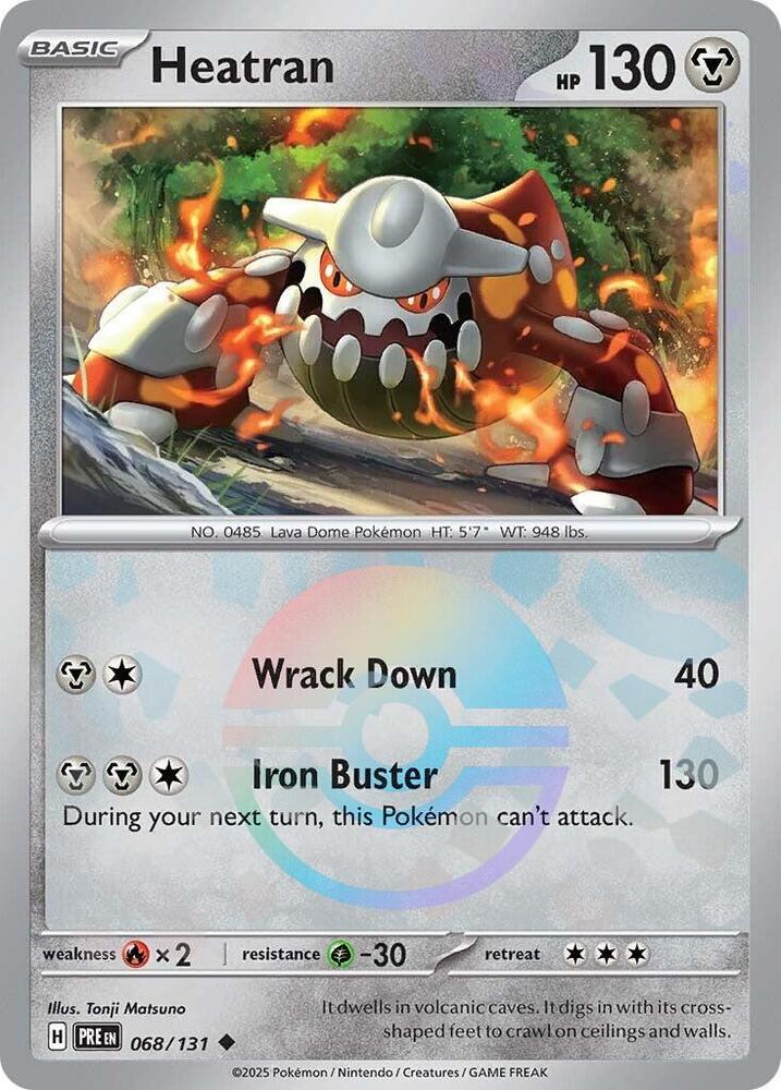 068-PB Heatran – Prismatic Evolutions