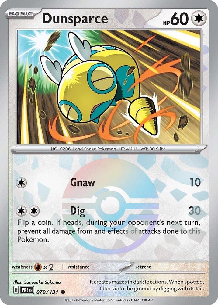 079-PB Dunsparce – Prismatic Evolutions