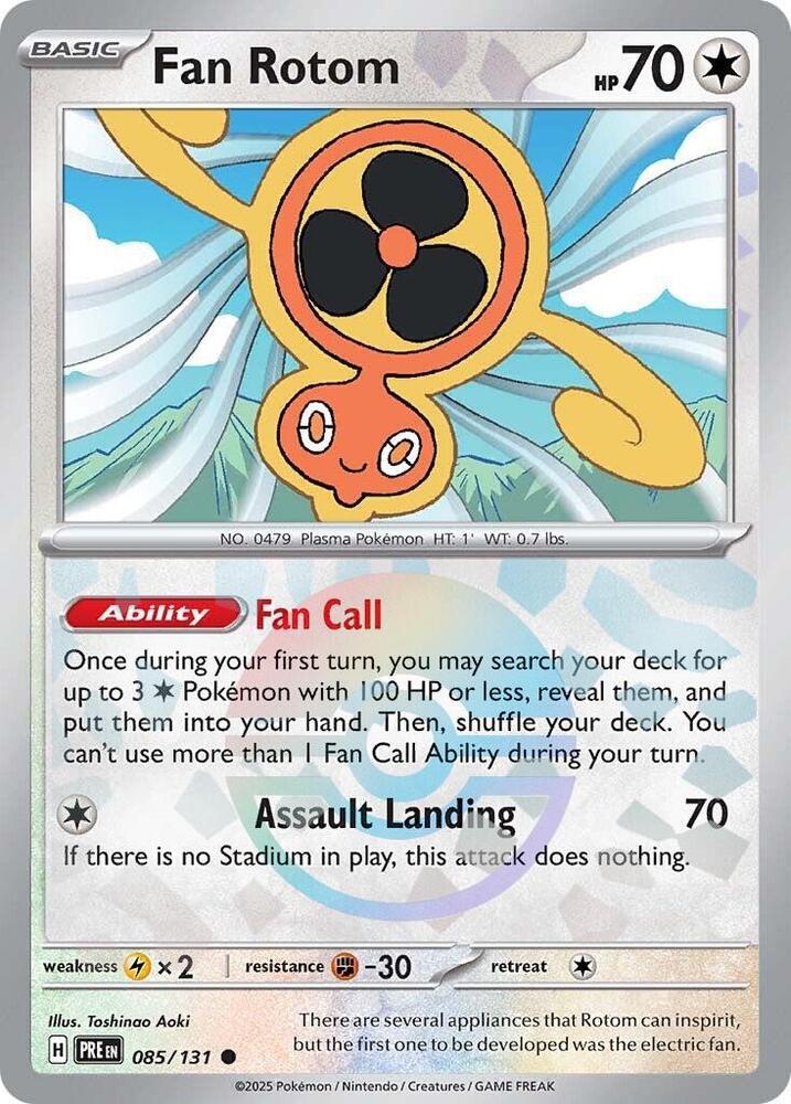 085-PB Fan Rotom – Prismatic Evolutions