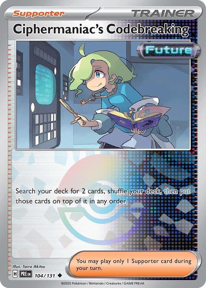 104-PB Ciphermaniac's Codebreaking – Prismatic Evolutions