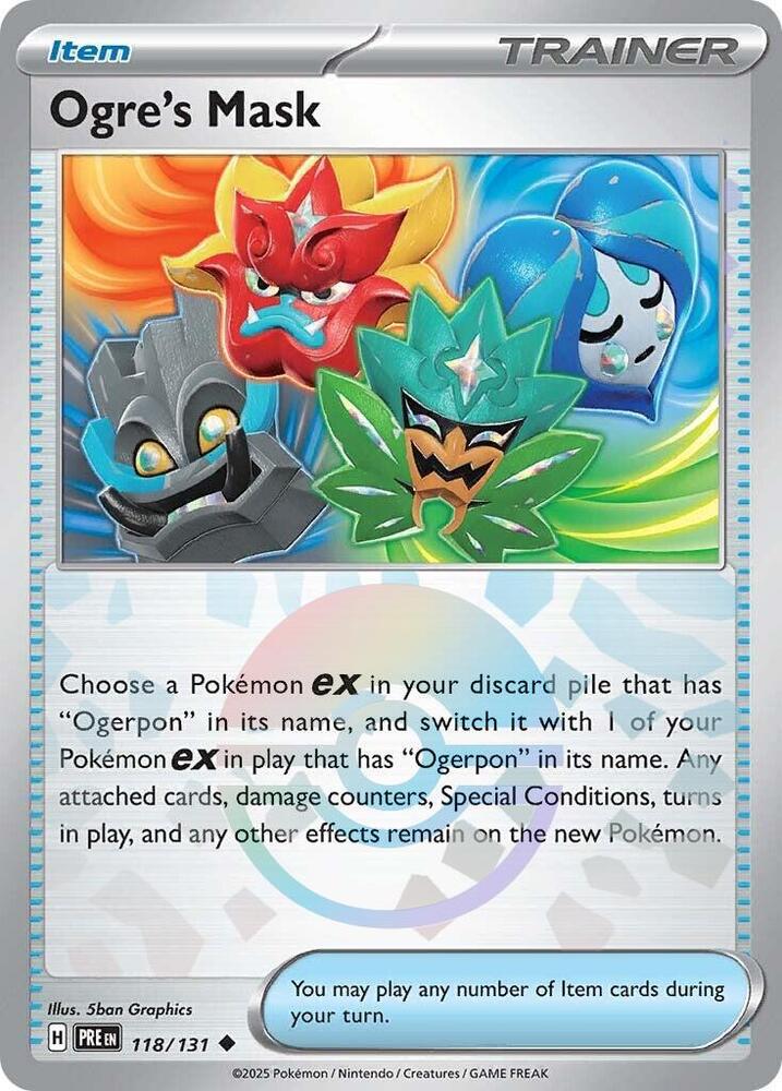 118-PB Ogre's Mask – Prismatic Evolutions