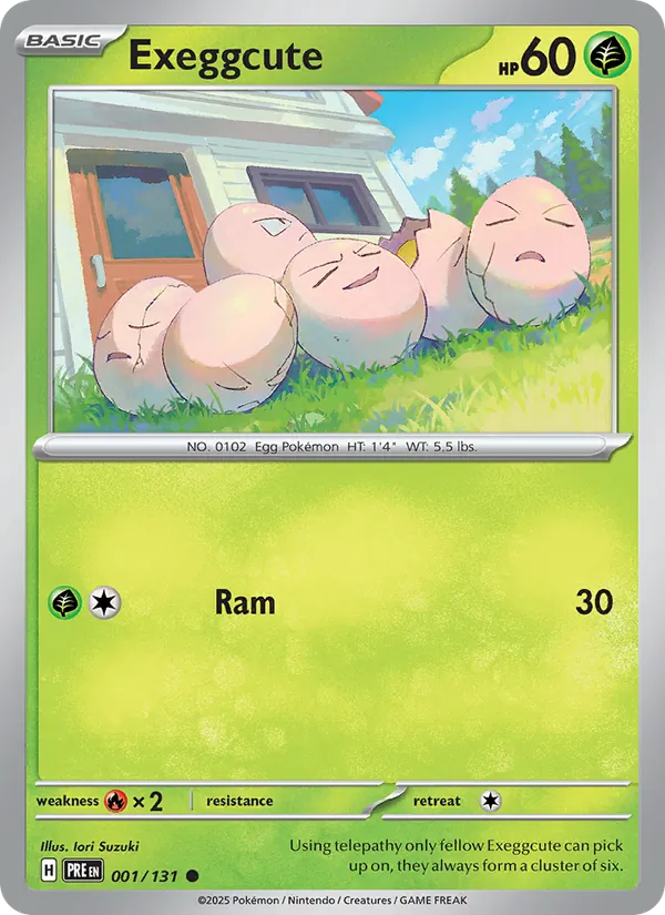 001-RH Exeggcute – Prismatic Evolutions