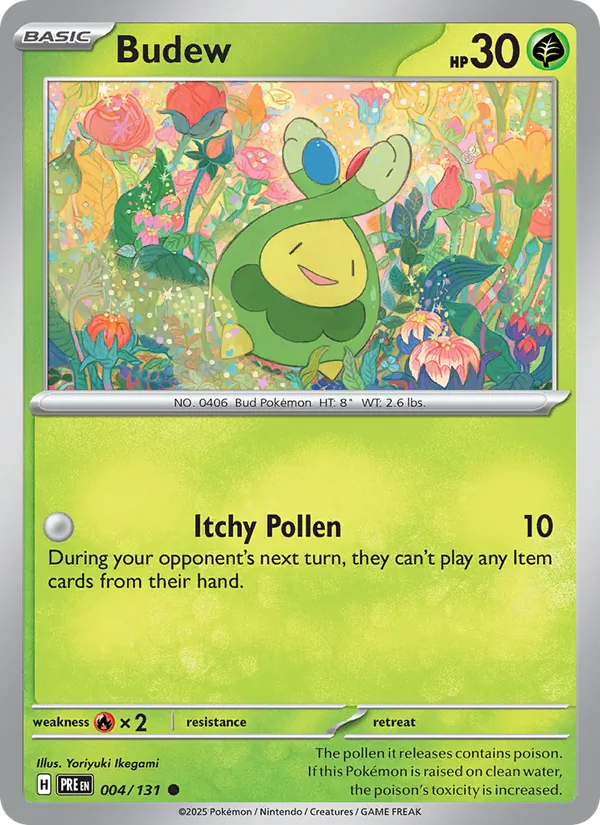 004-RH Budew – Prismatic Evolutions