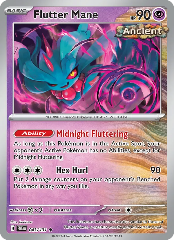 043-RH Flutter Mane – Prismatic Evolutions