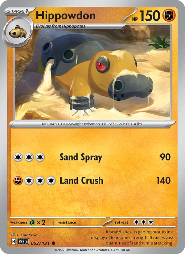 053-RH Hippowdon – Prismatic Evolutions