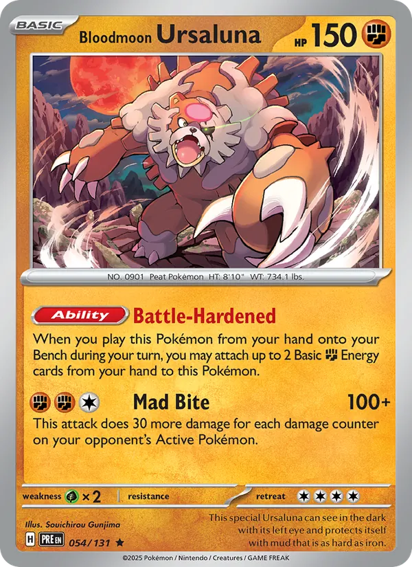 054-RH Bloodmoon Ursaluna – Prismatic Evolutions