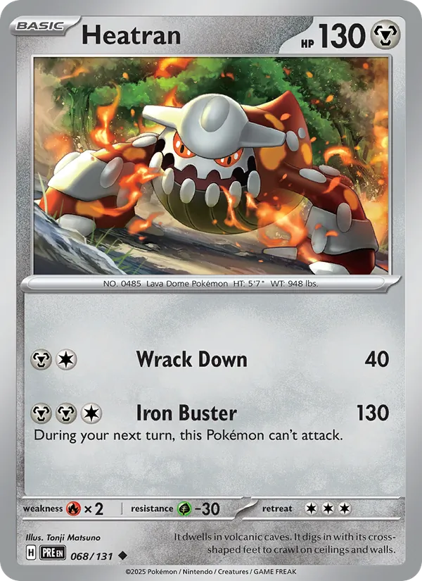 068-RH Heatran – Prismatic Evolutions